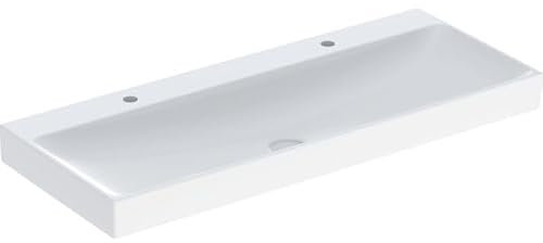Geberit ONE Waschtisch Abgang vertikal, 120x14x48cm, 505.02; Ausführung: Hahnloch links und rechts