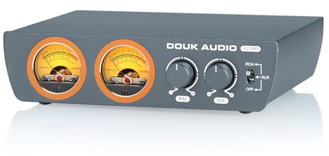 Douk Audio H7PRO TPA3255 Digitaler Hifi Verstärker mit VU-Meter 300W Home Stereo Amplifier