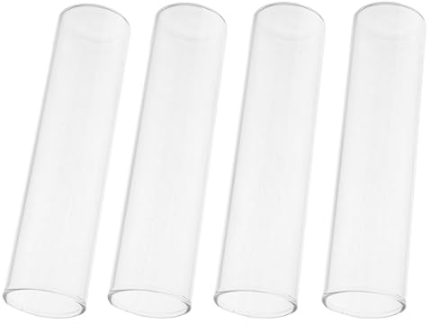 BESPORTBLE Set da 4 Vasi per Fiori in Provetta Trasparente in Vetro Supporto per la Propagazione di Piante Idroponiche Centrotavola Decorativo Moderno per Interni e Balcone