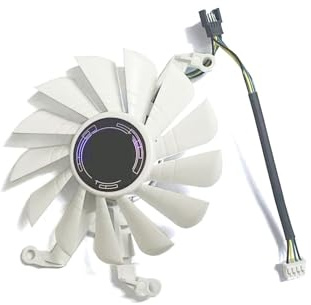 LFGOZSD Laptop parts GPU fan 4PIN 85MM RTX 3070 TI for Thunder RTX3070 White Armor graphics card A9015H12C DC 12V 0.40A(Brown)