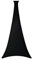 Expand Stativsegel, Stativcover Schwarz - Stativ Segel, Cover für Lichtstative - Dreiseitig - B1 - Stretch
