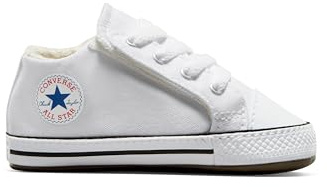 Converse Baby - Jungen Chuck Taylor All Star Cribster Sneaker, White Natural Ivory White, 18 EU
