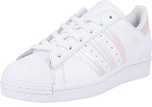 adidas Superstar, Sneakers Unisex - Bambini e ragazzi, White Ftwr White Ftwr White Ftwr White, 36 2/3 EU