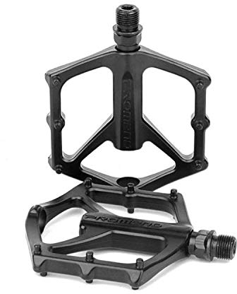 PLATT Fahrrad Pedalen Mountainbike Rennrad Fahrradpedale 2DU MTB Pedale mit Aluminiumlegierung Platform BMX/MTB Pedale mit Achsendurchmesser 9/16 Zoll