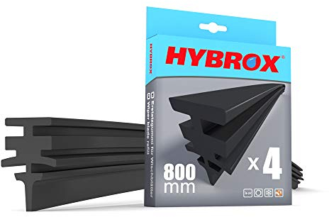 HYBROX Scheibenwischergummi/Wischergummi/Ersatzgummi 4 x 800 mm