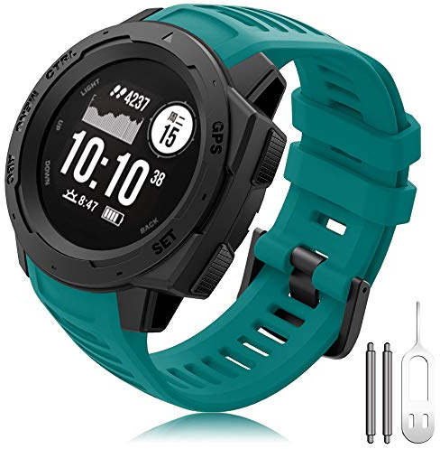 Kompatibel mit Garmin Instinct Armband, Instinct Ersatz Uhrenarmband Leicht Fit Armbänder für Garmin Instinct Unisex