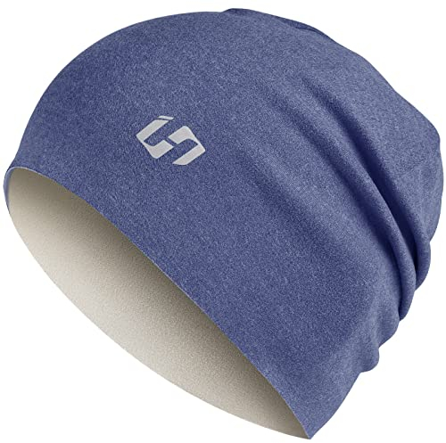 HASAGEI Cappello invernale da corsa con teschio berretto berretto termico, Blu, Etichettalia unica