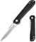 TONIFE Rising Star Couteau Pliant d'extérieur Avec Clip de Poche, Lame 8Cr14MoV et Manche G10 pour Petit Couteau de Camping (Noir + Satin)