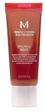 MISSHA - Perfect Cover BB Cream 20ml | Tonalità #13 Beige Chiaro | Copertura perfetta | SPF 42 PA+++ | Protezione solare, Multicolore, 10g