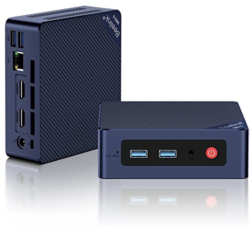 Beelink Mini S13 Mini PC,13th Intel Twin Lake-N150 (up to 3.6GHz, Upgraded N100), 16GB DDR4 500GB M.2 SSD, Mini Desktop Computer Support 4K Dual Display/USB 3.2/WiFi 6/BT 5.2 for HTPC/Office/Business