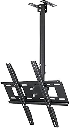 TV Stand,tv wall mount Ceiling TV Mount, Adjustable Wall Ceiling TV Bracket, Telescopic Height Adjustment, For 26-60 Inch Flat And Curved TVs Up To 60kg