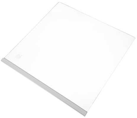 PartyKindom Divisor De Refrigerador De Vidrio Templado, Separador Ajustable Para Estante De Refrigerador, Transparente, Tamaño 300x300 Mm, Organizador De Congelador y Cocina, Almacenamiento