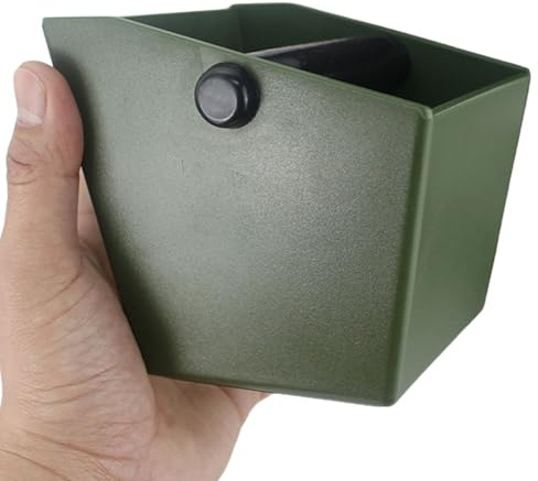 Kaffe knackbox – liten espresso-markbehållare, Durabl kaffesbehållare för