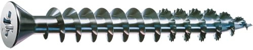 SPAX Universalschraube, 3,0 x 12 mm, 1000 Stück, Kreuzschlitz Z1, Kleiner Senkkopf (Ø 5mm), Vollgewinde, WIROX, 0321010300125