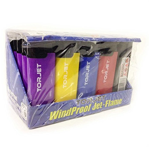 25 x Torjet Windproof Jet Lighter Blowtorch Electronic Gas Superb Jet Flame by Torjet