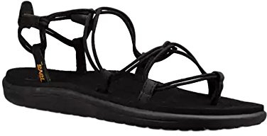 Action Sports (Teva DE) Damen-Sandalen mit Slingback-Riemen, Schwarz, 40 EU