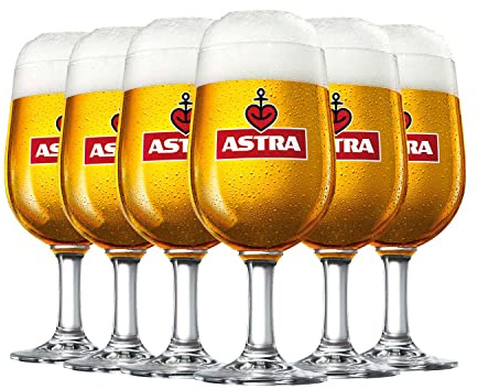 ASTRA Bier POKALE/TULPEN/EIFORM GLÄSER-Set (6 Stück) (0,3)