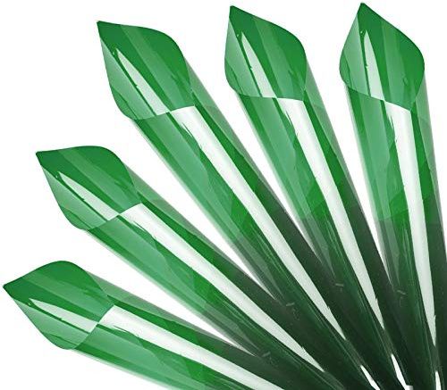 5pcs Coloured Lighting Gel Filter Transparent Green Color Correction Full CTO CTB Coloured Lighting Sheet Craft for 800W Red Head Light Strobe Spotlight Flash Photography Photo Studio 50x40cm