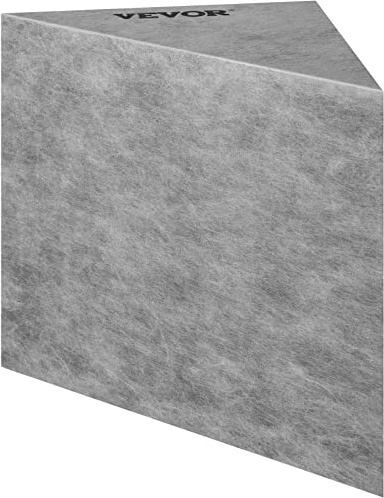 VEVOR Tile Shower Seat, 22.4 x 16 x 20 Ready to Tile Shower Seat, Factory Waterproof & 100% Leak Proof Tileable Shower Corner Seat, 440lbs Load-Bearing Triangular Board Shower Bench, Grey