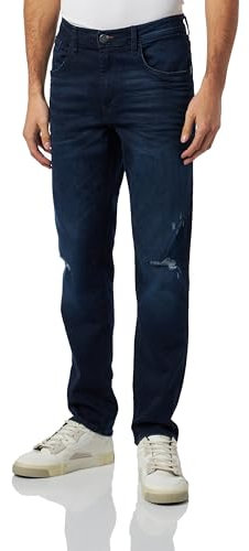 BLEND Jet Fit - Jeans - Carrot - Men, 200292/Dark Blue Denim, 36W x 32L