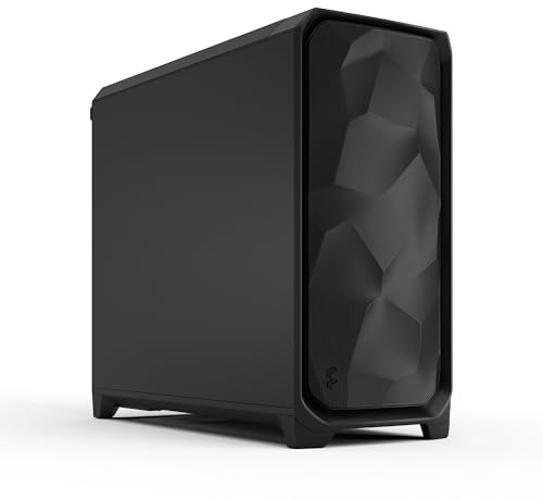 Fractal Design Meshify 3 XL Caja PC Gaming ATX Negra con Amplia Ventilación y Refrigeración Avanzada para Tarjetas Gráficas de hasta 512 mm