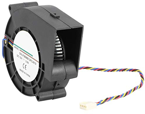 Tiiyee Centrifugal Blower, Double Ball Bearing Air Blower Fan BBQ Accessory Outdoor Wood Furnace Variable Speed Fans Charcoal Starter for Camping Picnic Cooking Barbecue Fireplace Bellows