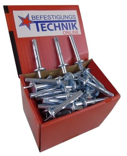 100 Deckennägel 6x40mm Deckendübel Deckenanker ETA-1 Zulassung Brandschutzklasse F120