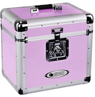 Odyssey Vintage Series Purple 12 Vinyl Records or LP Case, Holds 70 PCS