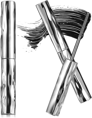 Iron Wand Mascara –2026 New Telescopic Tubing Mascara, Liquid Lash Extensions Effect, Waterproof & Long-Lasting, No Flaking, No Clumping, 3D Curling Wand for Bold, Defined Lashes (2PCS)