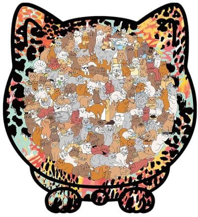 Puzzle Chat Décoration Mignonne Avec Cadre Photo