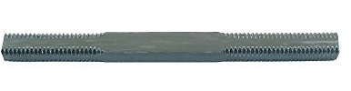 Progressive Hardware Co. Inc. 4 Vintage Alloy Steel Door Knob Spindle, 20 TPI, Grey, 4 L x 9/32 Thick