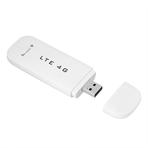 Oumij 4G LTE Adaptador de Red USB Inalámbrico WiFi Punto de Acceso Enrutador Módem Stick Mini Adaptador de Red Comparta hasta 10 Usuarios de WiFi Admite la Memoria Micro SD de hasta 32 GB(con WiFi)