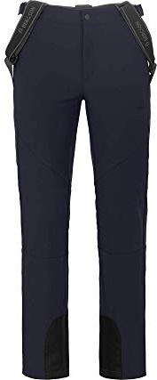Bergson Jumper | Herren Softshell Skihose - Normal-/Kurz-/Langgrößen, Winddichte Softshell Membrane & wasserabweisend, warmes Fleecefutter, elastisch & atmungsaktiv, Cordura Kantenschutz & Schneefang