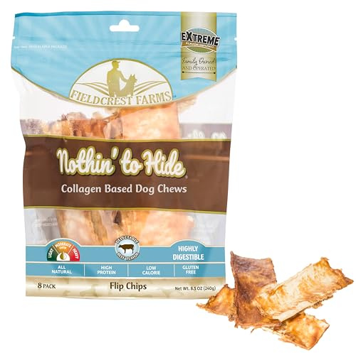Nothing to hide Collegan Dog Chews (8 Flip Chips, Beef)