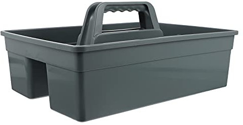 Scicalife Cubo de Limpieza Con 3 Compartimentos - Cesta de Herramientas y Caja de Almacenamiento Rectangular Para Productos Debajo Del Fregadero