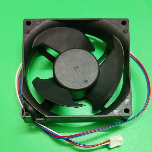 DLYOING Ventilador de refrigerador para Ventilador de refrigeración de congelador Haier HH0004962A, Accesorios para refrigeradores, Ventilador de refrigeración de 3 líneas, 9,2 cm