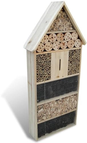 Lauuoeriau Insektenhotel XXL 45,5 x 15 x 99 cm Anzugmöbel