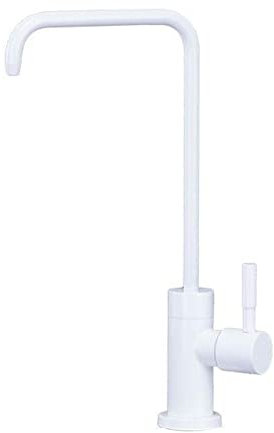 Rubinetto depuratore Acqua Potabile Rubinetto Filtro Acqua da Cucina Girevole Bianco in Acciaio Inossidabile-B