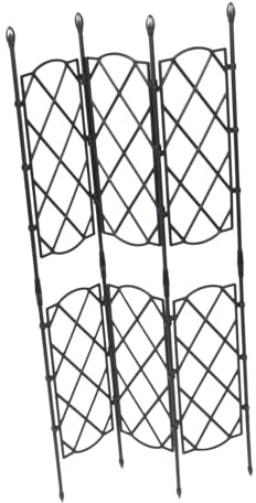 Gadpiparty Treillis Jardin Robuste Support Plantes Grimpantes pour Vignes et Fleurs Accessoire de Jardinage Extérieur Résistant Structure pour Croissance Saine des Plantes