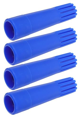 ERINGOGO Adattatore per Manico Scopa in Plastico Blu 4 Pezzi Filettatura 21,82mm per Pulizie Domestiche e Lavori di Spazzatura Facili e Sicuri