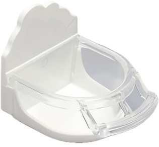 Vdaxvme Perchoir compact avec bol d'alimentation amovible pour conures, inséparables, cage à cacatoès, accessoire de cage