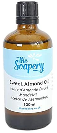 Huile d'amande douce - 100 ml produit cosmétique pour massage, aromathérapie, savons et lotions.