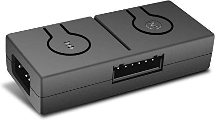 EZDIY-FAB RGB Konverter 12V RGB zu 5V ARGB Transfer Hub mit 3-Wege Splitter,Motherboard mit 12V 4Pin Header kann 5V ADD RGB Produkte steuern, Eingebaute 50 Farbmodi