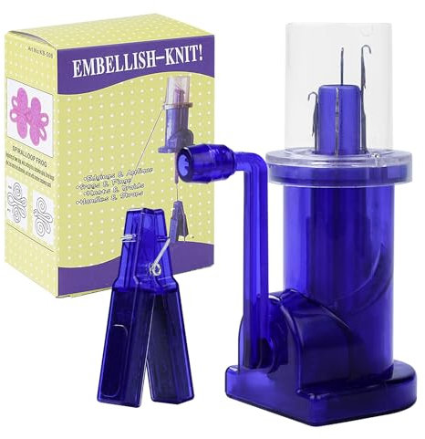 LetCart Handstrickmaschine,Mini Handbetriebene Strickmühle Maschine, Kunststoff Strickmühle strickliesel für Socken Schmuck Armbänder Hut DIY Handmade für Handarbeit Lovers