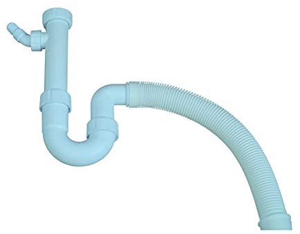 Flexible odour trap siphon for the sink