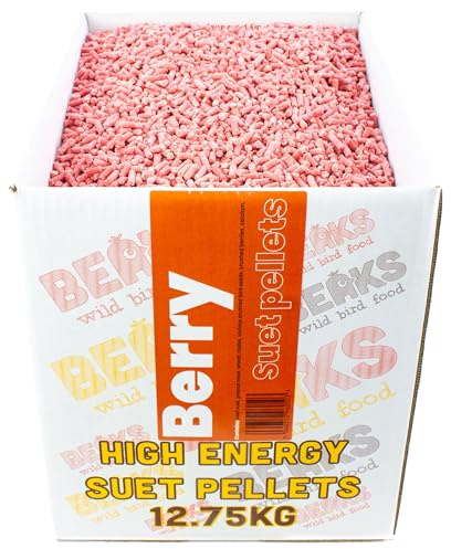 BEAKS wild bird food WILD BERRY suet feed pellets for wild birds 12.75kg FREE P&P