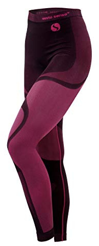 sesto senso Femme sous-Vêtements Thermique Caleçon Pantalon Long Fonctionnel Bas Base Layer Thermo Active L Rose