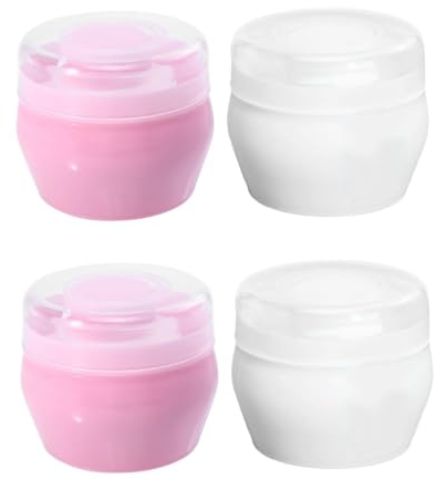 UPKOCH 4sätze Puderquaste Mit Behälter Sanft Und Flauschig Für Babypflege Nach Dem Baden Für Reisen Praktische Anwendung Mit Handgriff