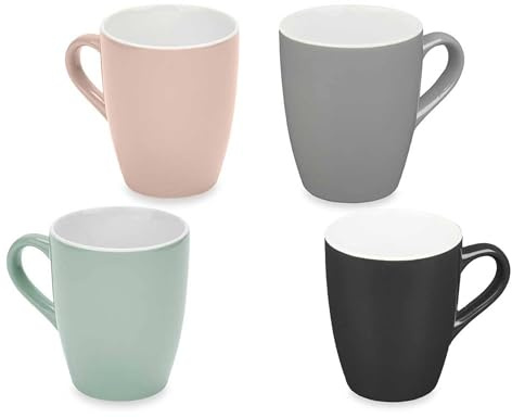 San Ignacio Set 4 tazas 360ml surt 4 col colección VESSIA