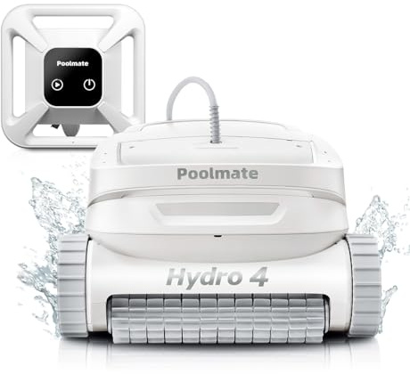 Chasing Hydro 4 Robotic Pool Cleaner for Inground Pools | Cordless & Battery-Powered | 14400mAh Battery | App Control & Scheduling | Dual Turbine Pumps | 95% Coverage | Residential & Commercial Pools